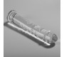 Nebula Series By Ibiza MODEL 16 DILDO BOROSILICATE GLASS 18.5 X 3 CM CLEAR