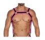 Cut4Men H4RNESS05 Chest Harness Neon HotPink One size