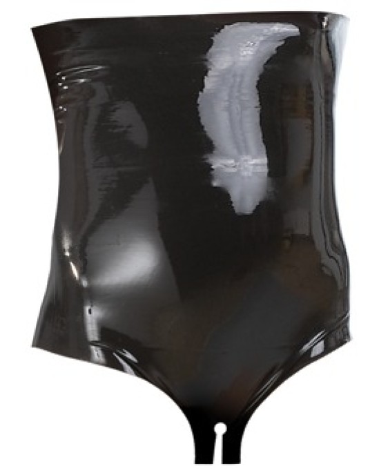 Late X Waist-high Latex Briefs L