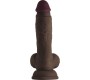 Shaft MODEL A 8.5 LIQUIDE SILICONE DONG W/BALLS - MAHOGANY