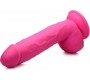 Xr - Pop Peckers REĀLISTS DILDO AR sēkliniekiem 21 CM ROZĀ