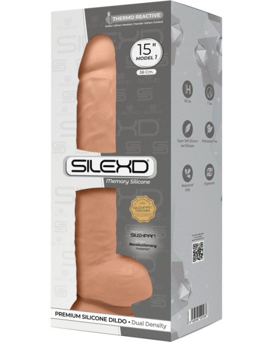 Silexd SILIKONA DILDO MODELIS 1 15 FLESH"