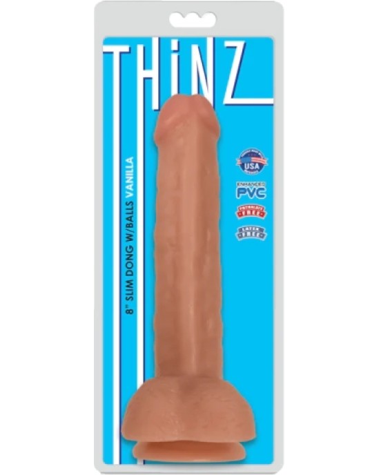 Xr - Thinz Smalks DILDO AR IZPLĪVINĀTU MĪKSTU Sēkliniekiem 20'30 CM