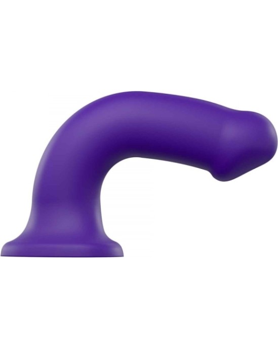 Strap-On-Me DILDO AR piesūcekni PIEMĒROTA IEKĀRTA DUAL BLĪVUMA FLEXIBLE VIOLET XL