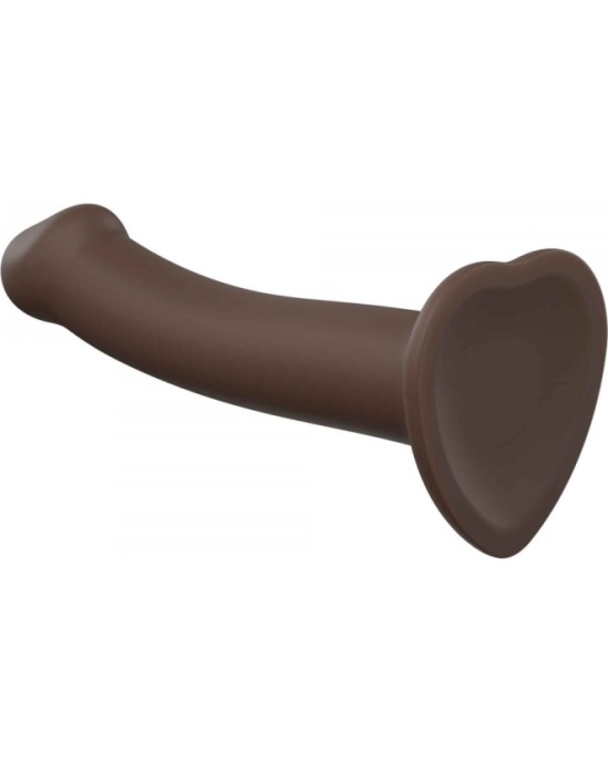 Strap-On-Me DILDO AR piesūcekni PIEMĒROTA IEKĀRTA DUAL BLĪVUMA FLEXIBLE COCOLATE M