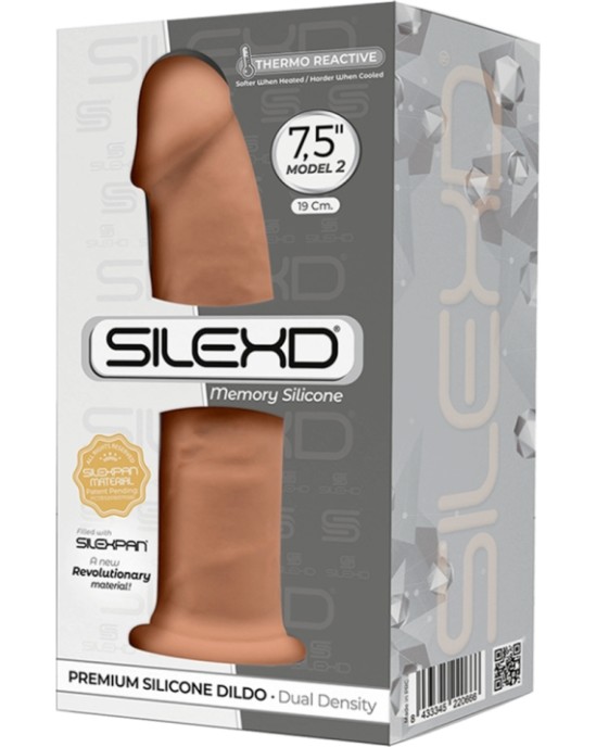 Silexd SILIKONA DILDO MODELIS 2 7'5 CARAMEL"