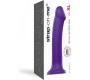 Strap-On-Me DILDO AR piesūcekni PIEMĒROTA IEKĀRTA DUAL BLĪVUMA FLEXIBLE VIOLET XL