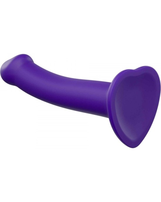 Strap-On-Me DILDO AR piesūcekni PIEMĒROTA IEKĀRTA DUAL BLĪVUMA FLEXIBLE VIOLET XL