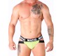 Macho Underwear MACHO — MX28FA JOCK GREEN FLUOR L