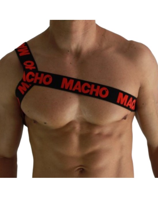 Macho Underwear MACHO - ROMAN HARNESS RED S/M