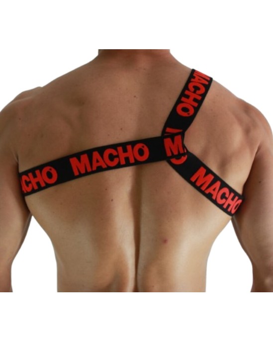 Macho Underwear MACHO - ROMAN HARNESS RED S/M