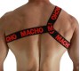 Macho Underwear MACHO - ROMAN HARNESS RED S/M