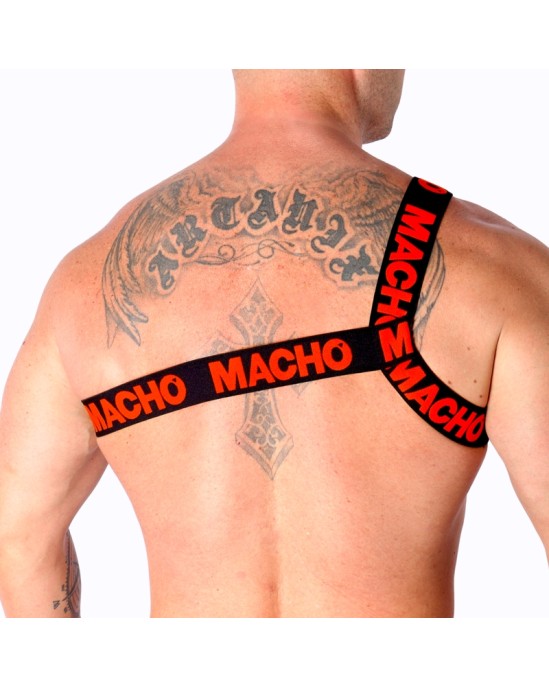 Macho Underwear MACHO - ROMAN HARNESS RED S/M