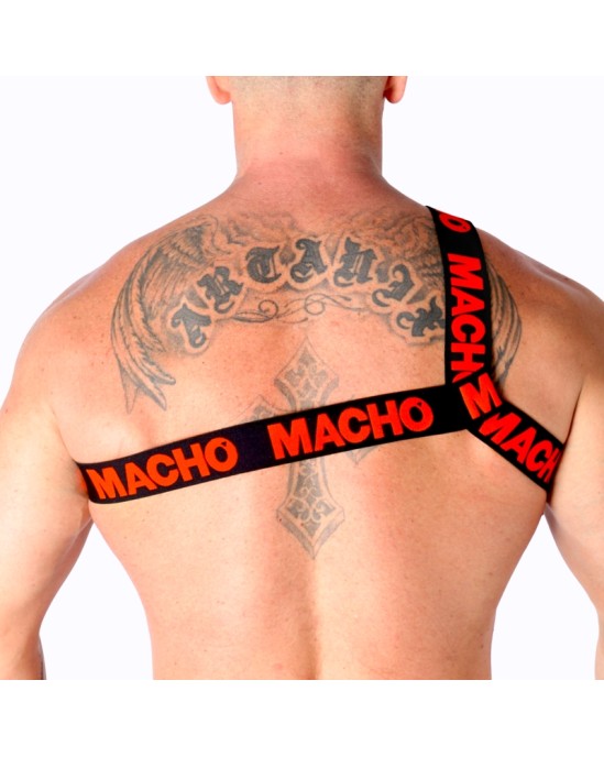 Macho Underwear MACHO - ROMAN HARNESS RED S/M