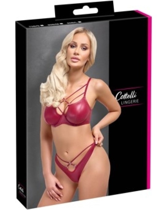 Cottelli Lingerie Krūštura komplekts sarkans 75B/S