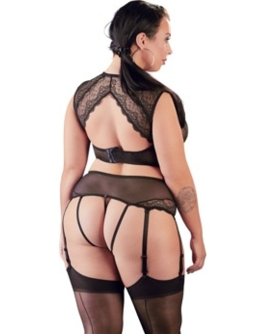 Cottelli Curves Lace Set black XL