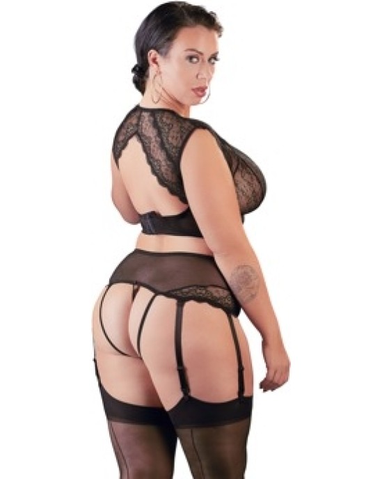 Cottelli Curves Lace Set black XL