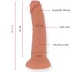 Oninder SMALL BOGOTÁ VIBRATOR DILDO 9 SPEEDS NATURAL 22 CM -O- 4.5 CM - FREE APP