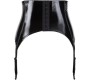 Black Level Vinyl Suspender Belt M