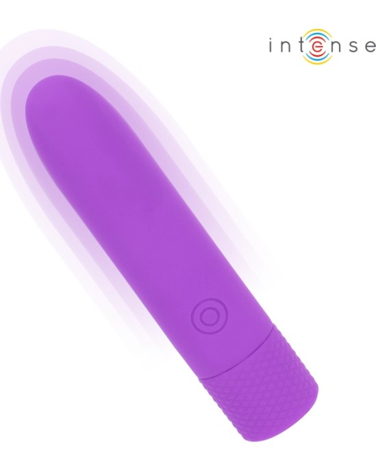 Intense Fun INTENSE — SYMONE USB UZLĀDĒJAMS VIBRĒJOŠS BULLET 8 VIBRATIONS PURPLE 10 x 2,2 CM