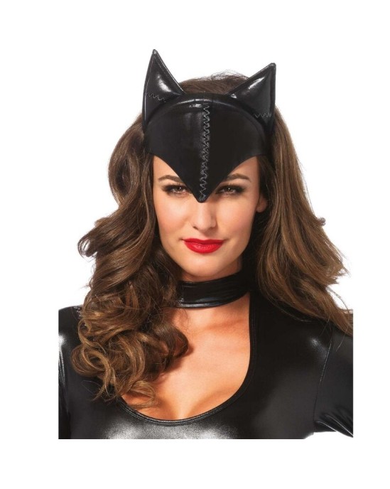 Leg Avenue Accessories LEG AVENUE - CAT WOMAN MASK MELNĀ