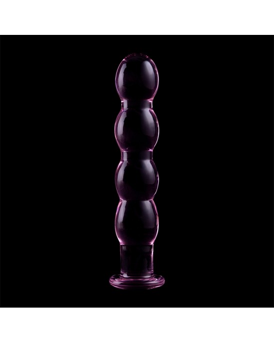 Nebula Series By Ibiza MODEL 10 DILDO BOROSILICATE GLASS 16.5 X 3.5 CM PINK