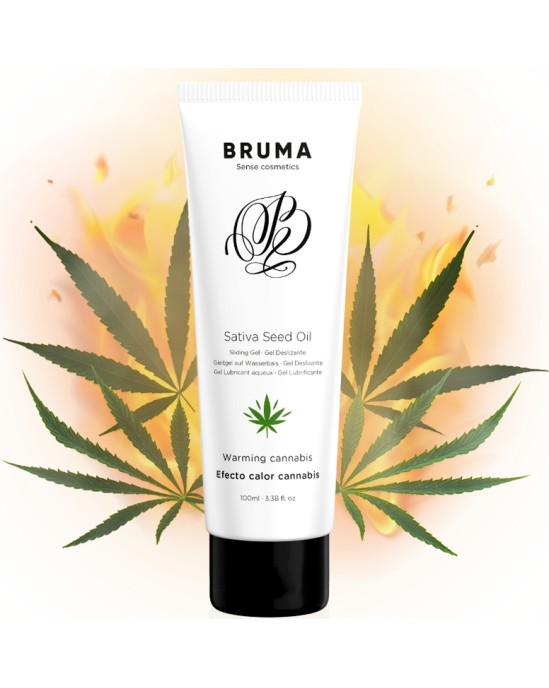 Bruma SATIVA SĒKLU EĻĻAS BĪDĪŠANĀS GELS SILDĪŠANĀS KAŅEPES GARŠU 100 ml
