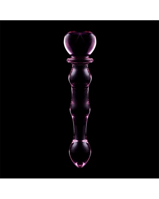 Nebula Series By Ibiza MODEL 21 DILDO BOROSILICATE GLASS 20.5 X 3.5 CM PINK