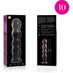 Nebula Series By Ibiza MODELIS 10 DILDO BOROSILIKĀTS STIKLS 16,5 X 3,5 CM ROZĀ