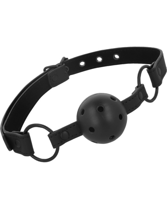 Intense Fetish VEGAN ĀDAS BALL GAG