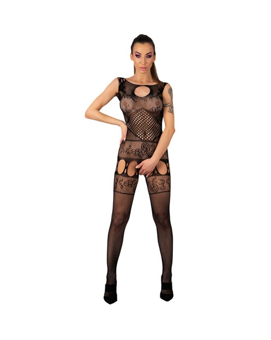 Livco Corsetti Bodystockings LIVCO CORSETTI FASHION - AMBROISE LC 17352 БОДИ-ЧУЛКИ С ВЫРЕЗОМ, ЧЕРНЫЕ, ОДИН РАЗМЕР