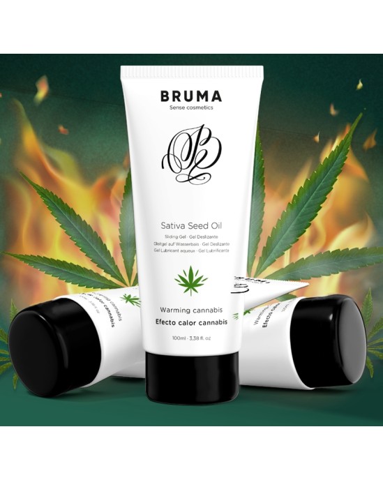 Bruma SATIVA SĒKLU EĻĻAS BĪDĪŠANĀS GELS SILDĪŠANĀS KAŅEPES GARŠU 100 ml
