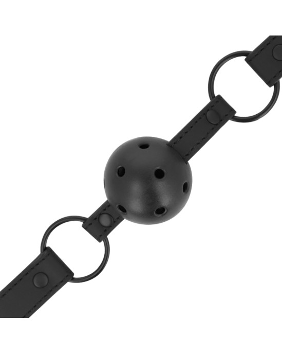 Intense Fetish VEGAN ĀDAS BALL GAG