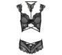 Livco Corsetti Sets LIVCO CORSETTI FASHION — PALMENOM LC 90614 BRA + BIKŠĶĪTES BLACK