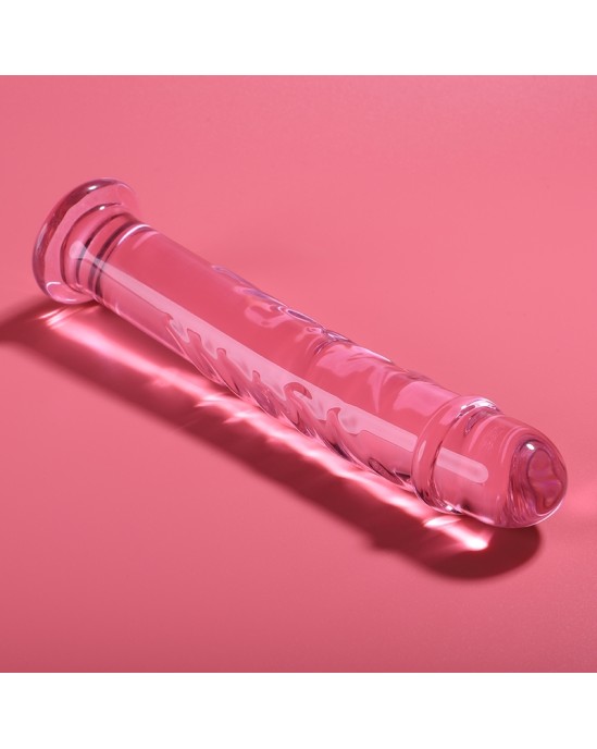 Nebula Series By Ibiza MODEL 16 DILDO BOROSILICATE GLASS 18.5 X 3 CM PINK