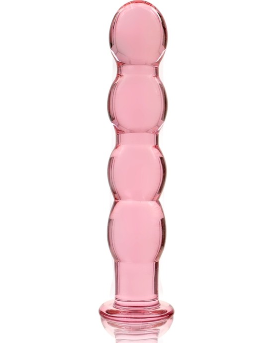 Nebula Series By Ibiza MODEL 10 DILDO BOROSILICATE GLASS 16.5 X 3.5 CM PINK