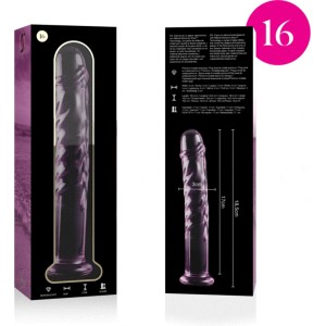 Nebula Series By Ibiza MODELIS 16 DILDO BOROSILIKĀTS STIKLS 18,5 X 3 CM ROZĀ