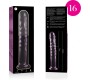 Nebula Series By Ibiza MODEL 16 DILDO BOROSILICATE GLASS 18.5 X 3 CM PINK