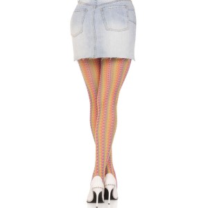 Leg Avenue Hosiery LEG AVENUE - MULTICOLOR CROCHET STOCKINGS