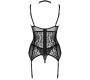 Livco Corsetti Sets LIVCO CORSETTI FASHION - GIELLANDRA FOR THE SENSES COLLECTION KORSETS + PANTY BLACK