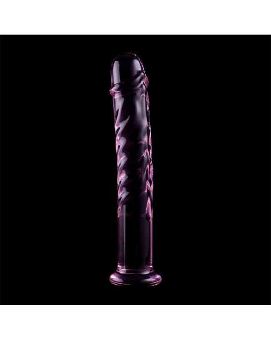 Nebula Series By Ibiza MODEL 16 DILDO BOROSILICATE GLASS 18.5 X 3 CM PINK