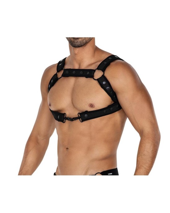 Cut4Men H4RNESS05 Chest Harness Neon Black One Size