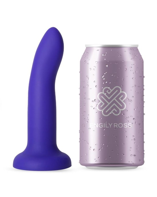 Dildox By Engily Ross Dildo que Cambia de Color P?rpura a Rosa Talla S Silicona L?quida 14 cm