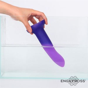 Dildox By Engily Ross Dildo que Cambia de Color P?rpura a Rosa Talla S Silicona L?quida 14 cm