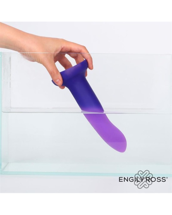 Dildox By Engily Ross Dildo que Cambia de Color P rpura un Rosa Talla S Silicon L quida 14 cm