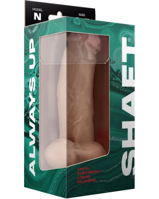 Shaft MODEL N 8.5 LIQUIDE SILICONE DONG W/BALLS - PINE