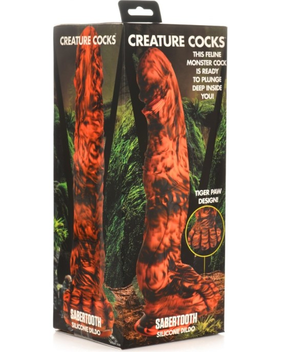 Xr - Creature Cocks SABERTOOTH SILIKONA DILDO