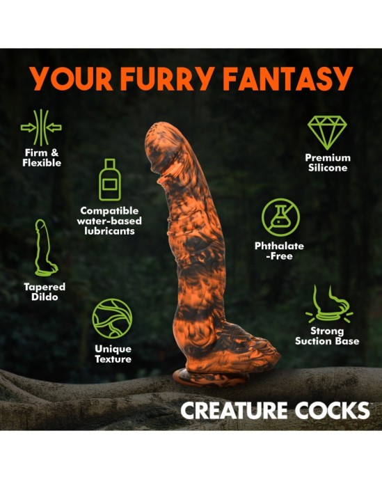 Xr - Creature Cocks SABERTOOTH SILIKONA DILDO