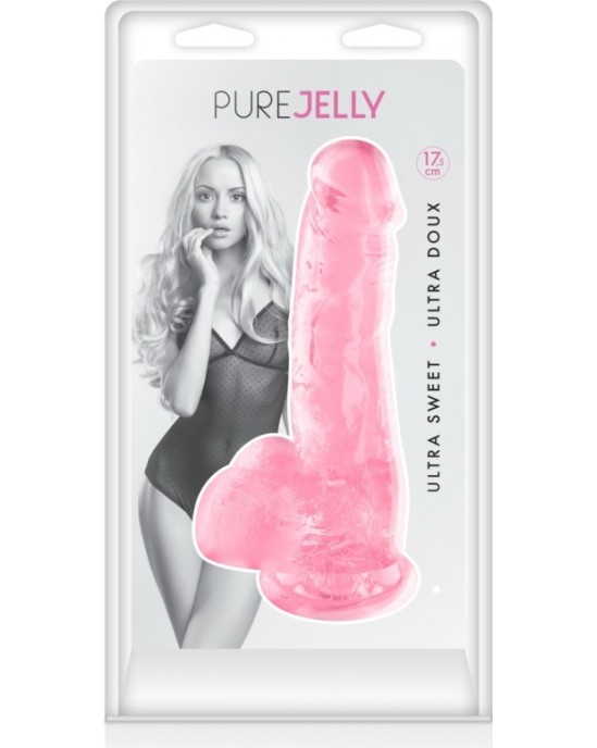 Pure Jelly DILDO JELLY M PINK 175 CM"