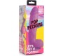 Xr - Pop Peckers REĀLISTS DILDO AR sēkliniekiem 21 CM PURPURA